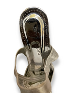 Rachels Closet Vintage y2k SYI CON womens silver high heel shoes