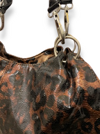 Rachels Closet Vintage y2k Leopard spotted leather handbag