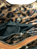 Rachels Closet Vintage y2k Leopard spotted leather handbag