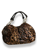 Rachels Closet Vintage y2k Leopard spotted leather handbag