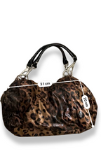Rachels Closet Vintage y2k Leopard spotted leather handbag
