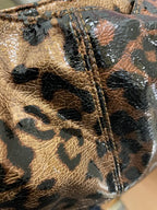 Rachels Closet Vintage y2k Leopard spotted leather handbag