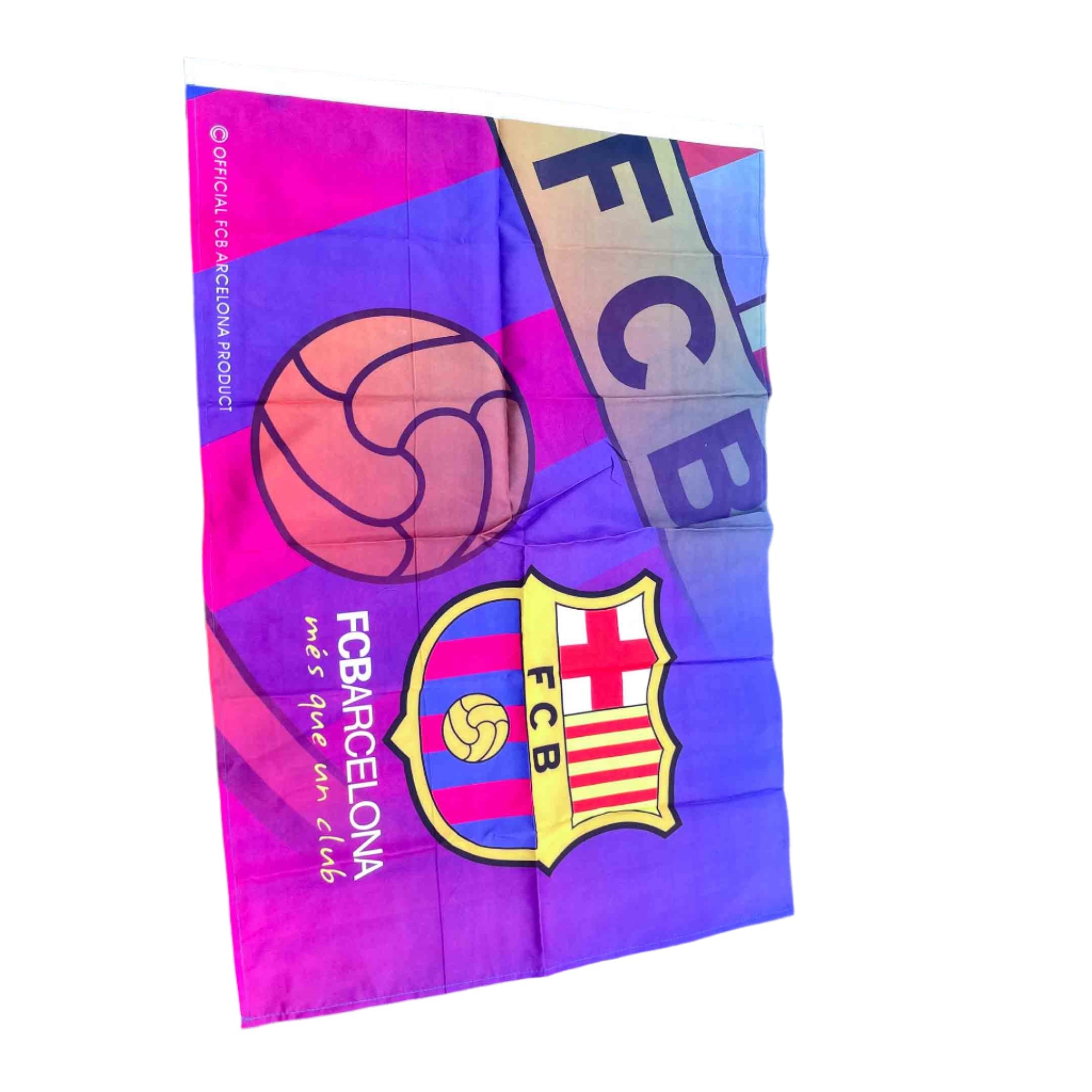 Vintage FC Barcelona multicoloured football fans scarf|SKU 6455