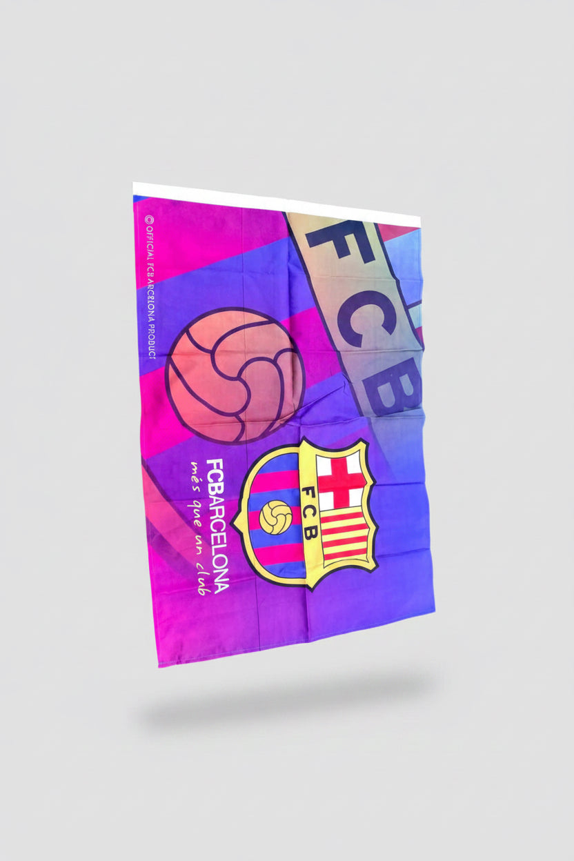 Vintage FC Barcelona multicoloured football fans scarf|SKU 6455