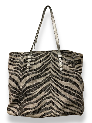 Rachels Closet Vintage y2k Zebra print leather shopper tote bag