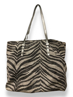 Rachels Closet Vintage y2k Zebra print leather shopper tote bag