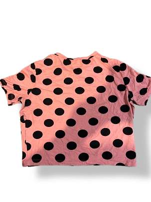 Rubynee Vintage y2k Spotty Dotty Short Sleeve Pink T-shirt