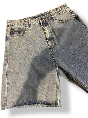 Rubynee Vintage y2k grey denim Womens short