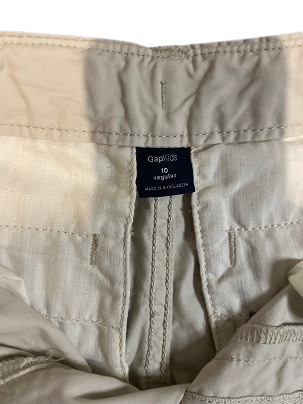 Rubynee VINTAGE Y2K GAP OUTDOOR HERITAGE CARGO SHORTS FOR MEN IN BEIGE