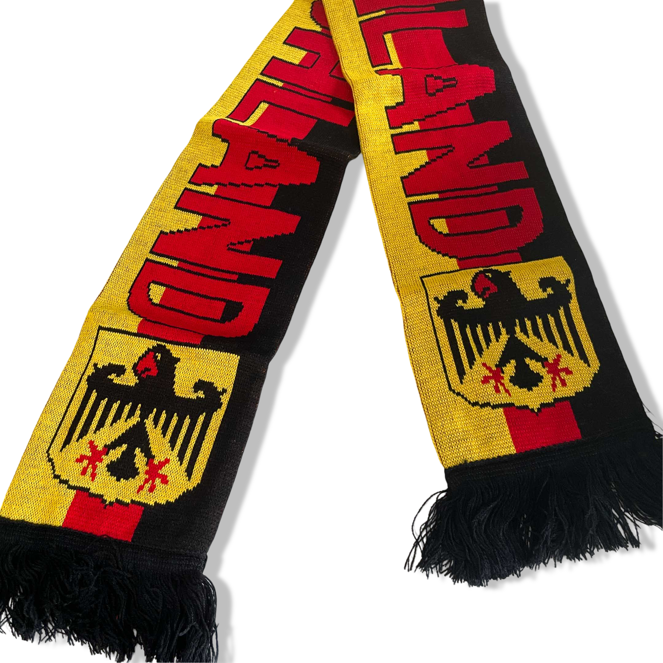 Vintage germany football fan embroidery scarf in multi colour|L52 W7|SKU 6470