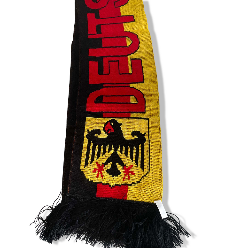 Vintage germany football fan embroidery scarf in multi colour|L52 W7|SKU 6470