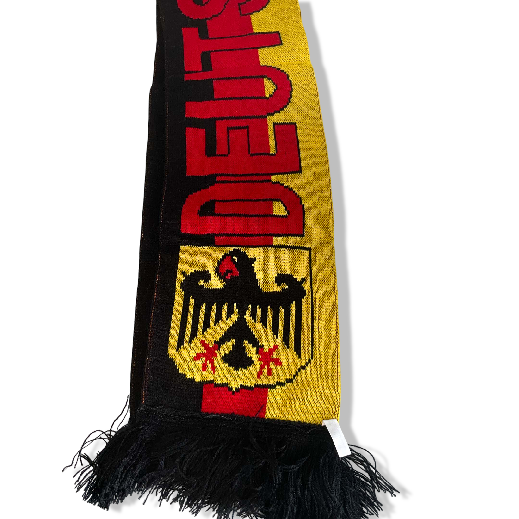 Vintage germany football fan embroidery scarf in multi colour|L52 W7|SKU 6470