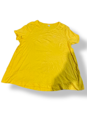 Rubynee Vintage y2k Old Navy  plain yellow tshirt