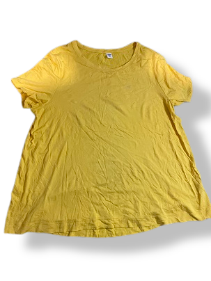 Rubynee Vintage y2k Old Navy  plain yellow tshirt
