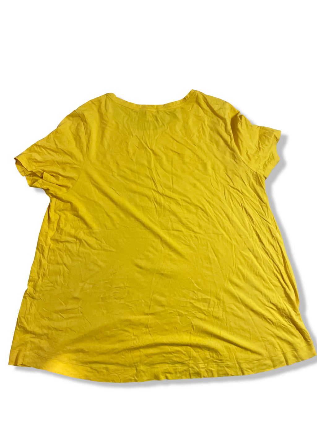 Rubynee Vintage y2k Old Navy  plain yellow tshirt