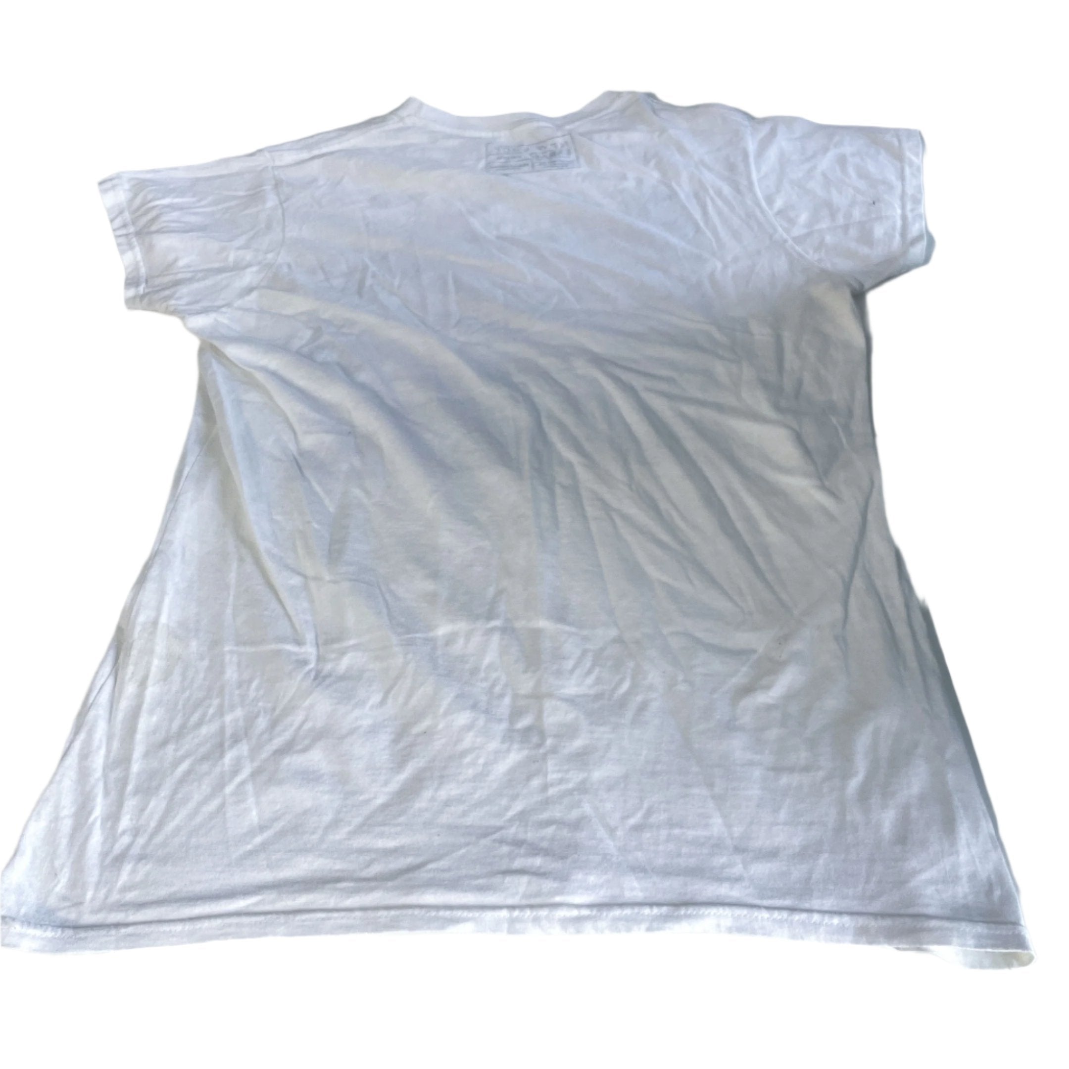 Vintage women New Look white graphics short sleeve tees size 14|SKU 6473