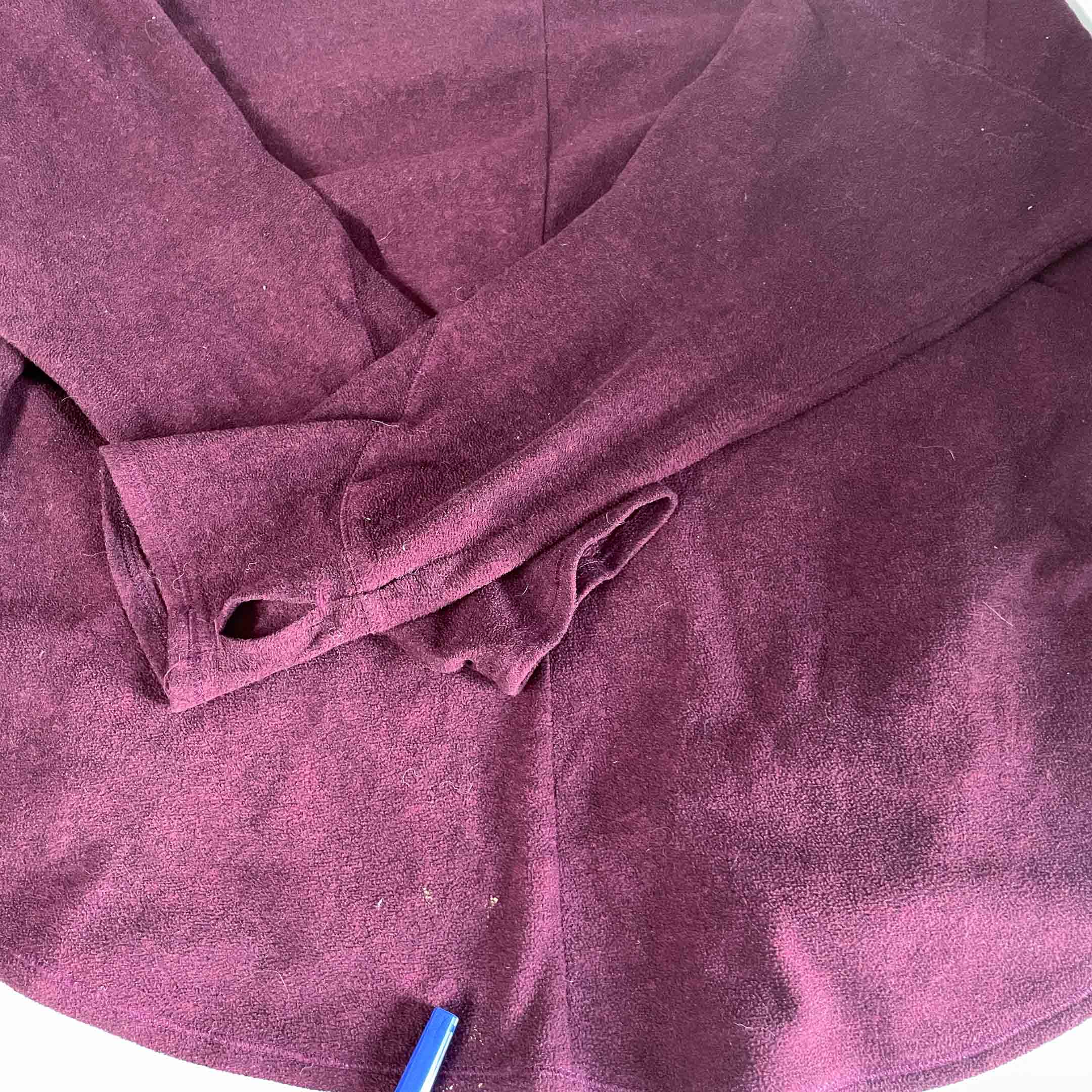 Vintage women purple high neck jumper in XL|L28 W20|SKU 6474
