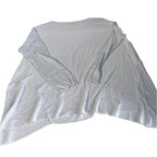 Vintage women made in Italy Just Beautiful & only floral print white soft tees in XL|L28 W24|SKU 6482