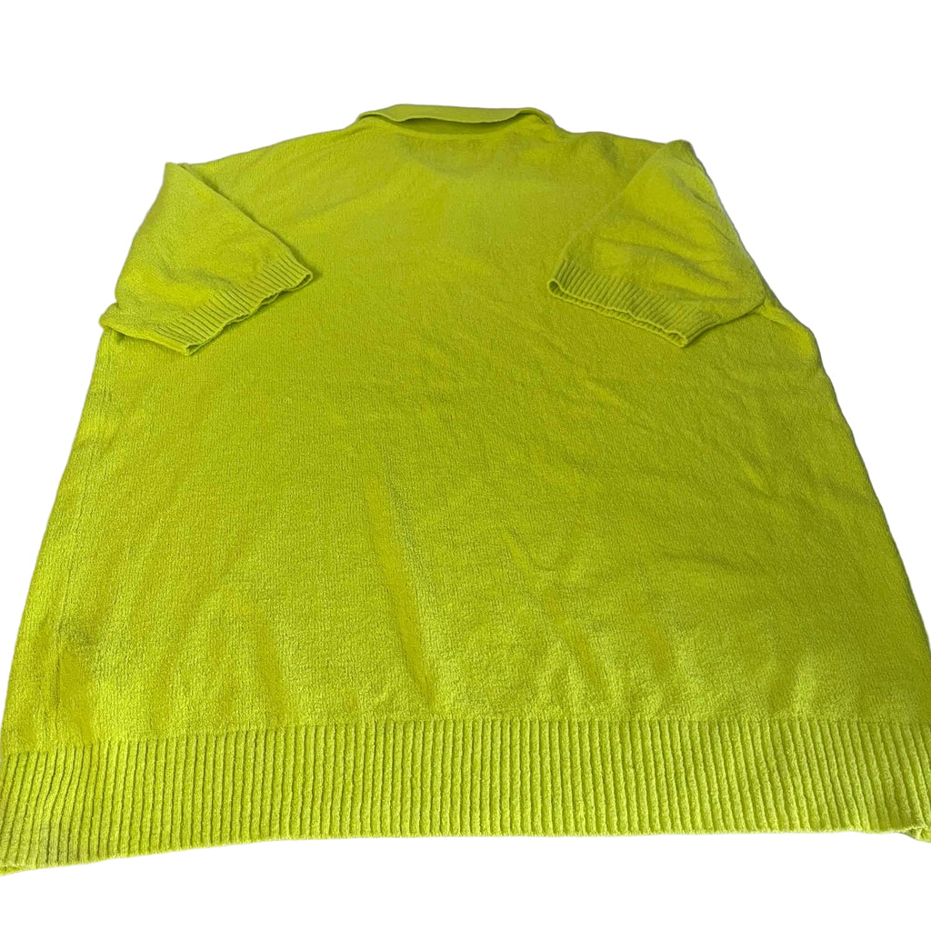 Vintage men Zara Mint green short sleeve polo shirt in L|L31 W24|SKU 6485