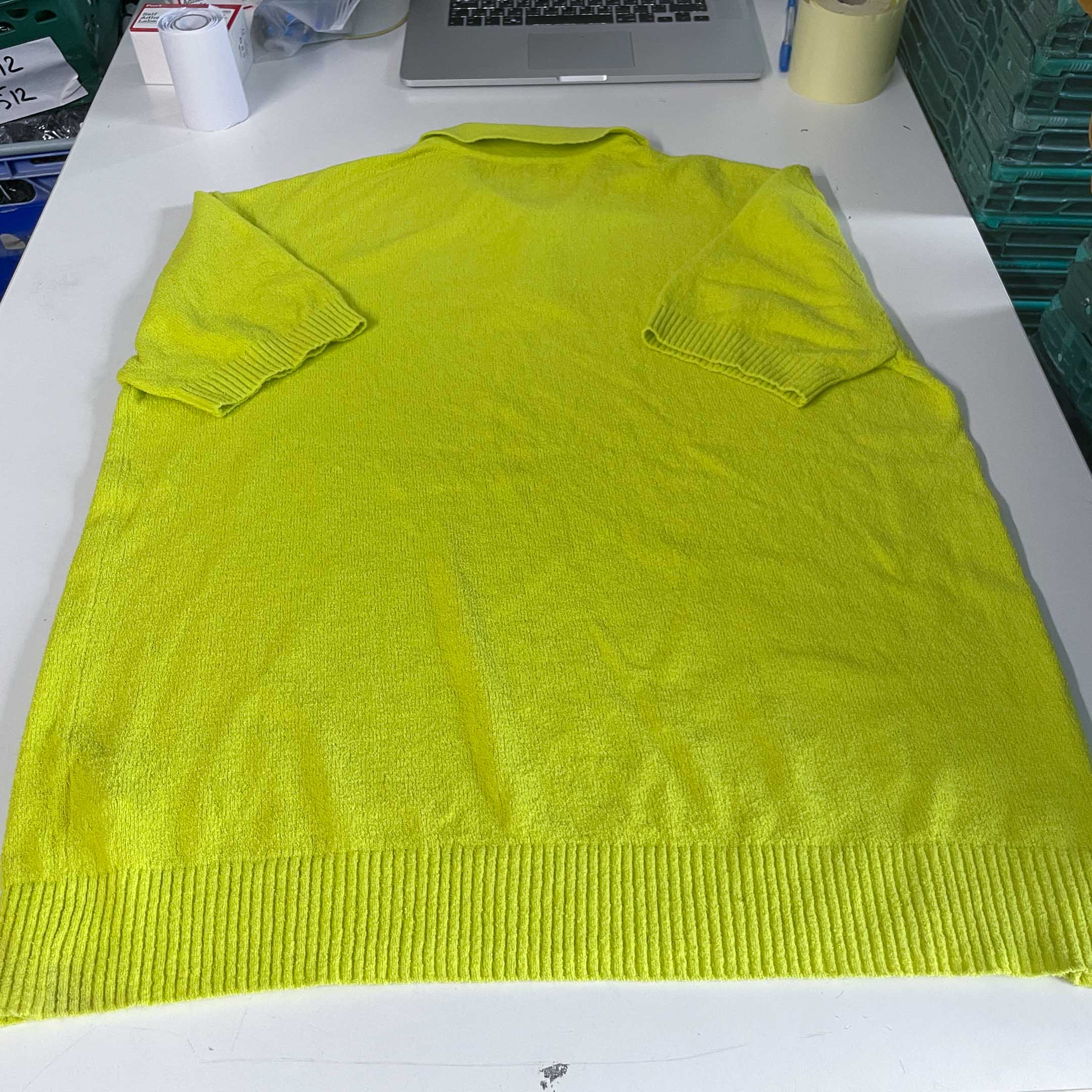 Vintage men Zara Mint green short sleeve polo shirt in L|L31 W24|SKU 6485