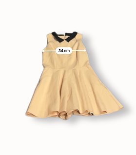 Rubynee Vintage y2k Topshop black butterfly neck cream dress