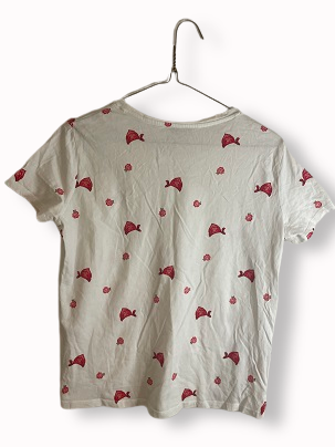 Rubynee Vintage y2k Pimkie white tshirts with small printed motifs