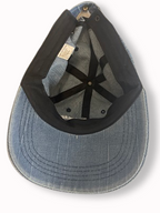 Rubynee Vintage y2k Tenerife washed denim blue retro baseball cap