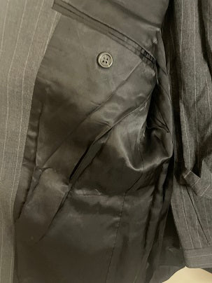 Rubynee Vintage y2k Vanheusen Mens grey pinstripe suit