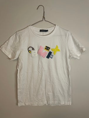 Rubynee Vintage y2k BMIX white short sleeve t-shirt size S