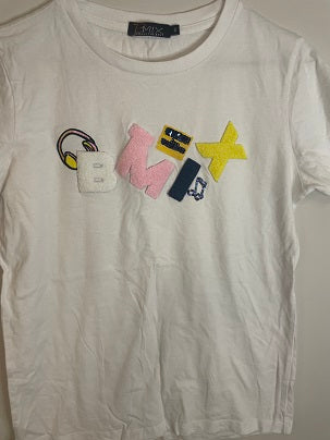 Rubynee Vintage y2k BMIX white short sleeve t-shirt size S