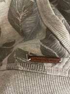 Rubynee Vintage y2k America today leaf print grey zip up hoodie