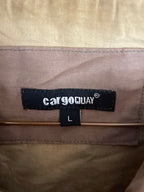 Rubynee Vintage y2k CargoQuay Brown fleece jacket