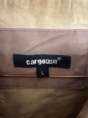 Rubynee Vintage y2k CargoQuay Brown fleece jacket