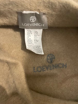 Rubynee Vintage y2k Loevenich Wool beret in camel