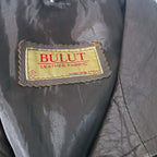 Vintage Y2K womens Bulut brown full zip leather bikers jacket in L|L25W19|SKU 6509