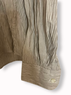 Rubynee Vintage y2k Zara man grey striped long sleeve shirts