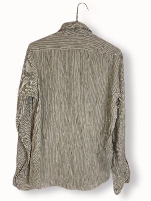 Rubynee Vintage y2k Zara man grey striped long sleeve shirts
