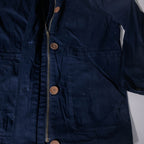 Mens Capsule outerwear navy button high neck jacket UK 14|L33 W20|SKU 6511