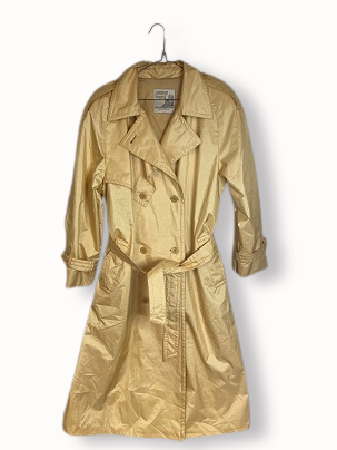 Rubynee Vintage y2k London TownE female trench yellow coat