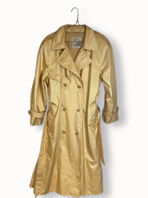 Rubynee Vintage y2k London TownE female trench yellow coat