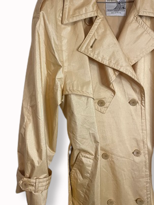 Rubynee Vintage y2k London TownE female trench yellow coat