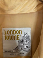 Rubynee Vintage y2k London TownE female trench yellow coat