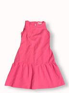 Rubynee Vintage y2k Fran Jane Short satin neon pink dress