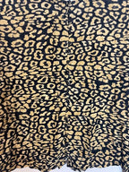 Rubynee Vintage y2k Zara Cheetah print top with black buttons