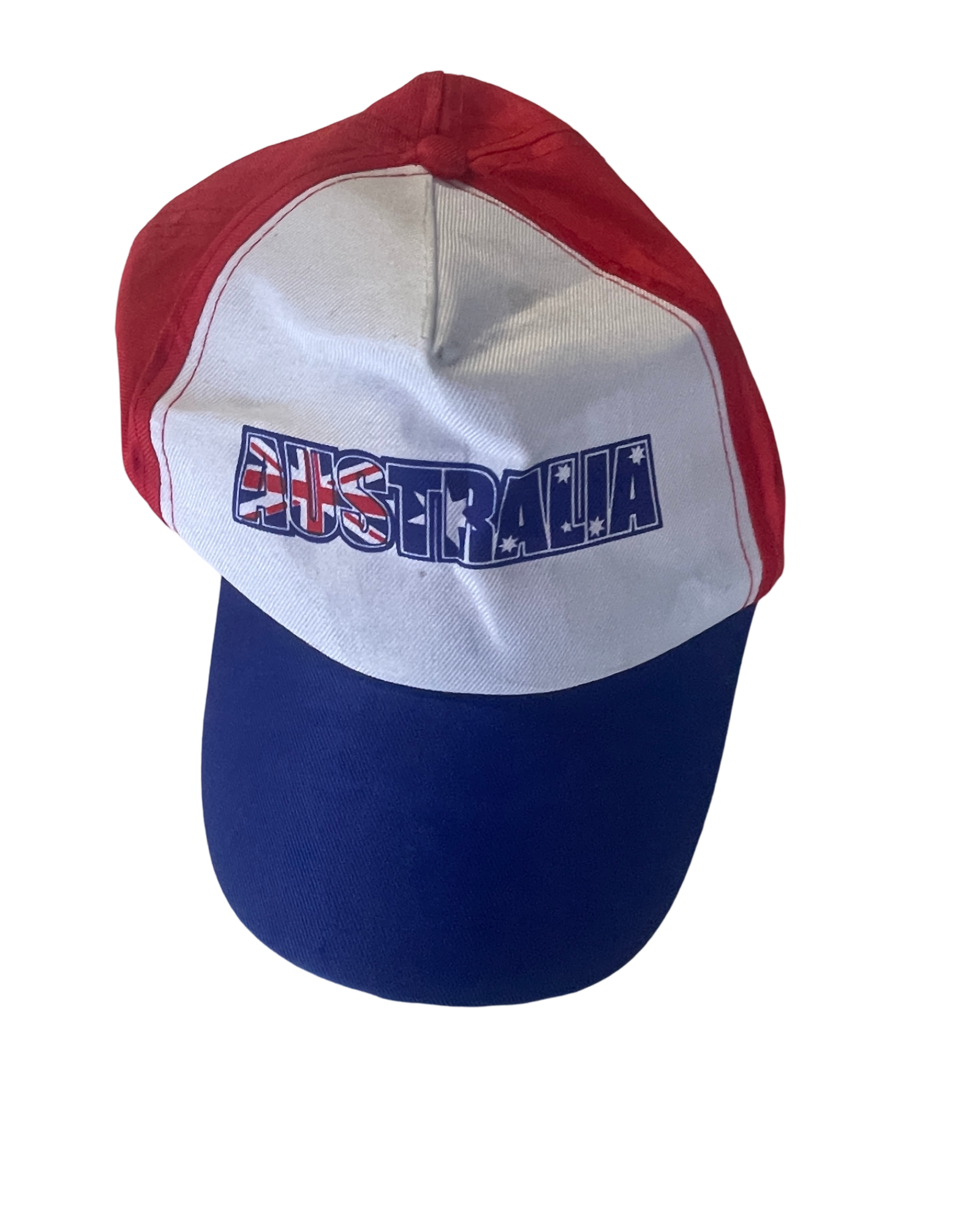 Vintage  Australia Trucker Hat Red & Blue Mesh Outback Snap Back Trucking Baseball Cap Down Under |SKU 5001