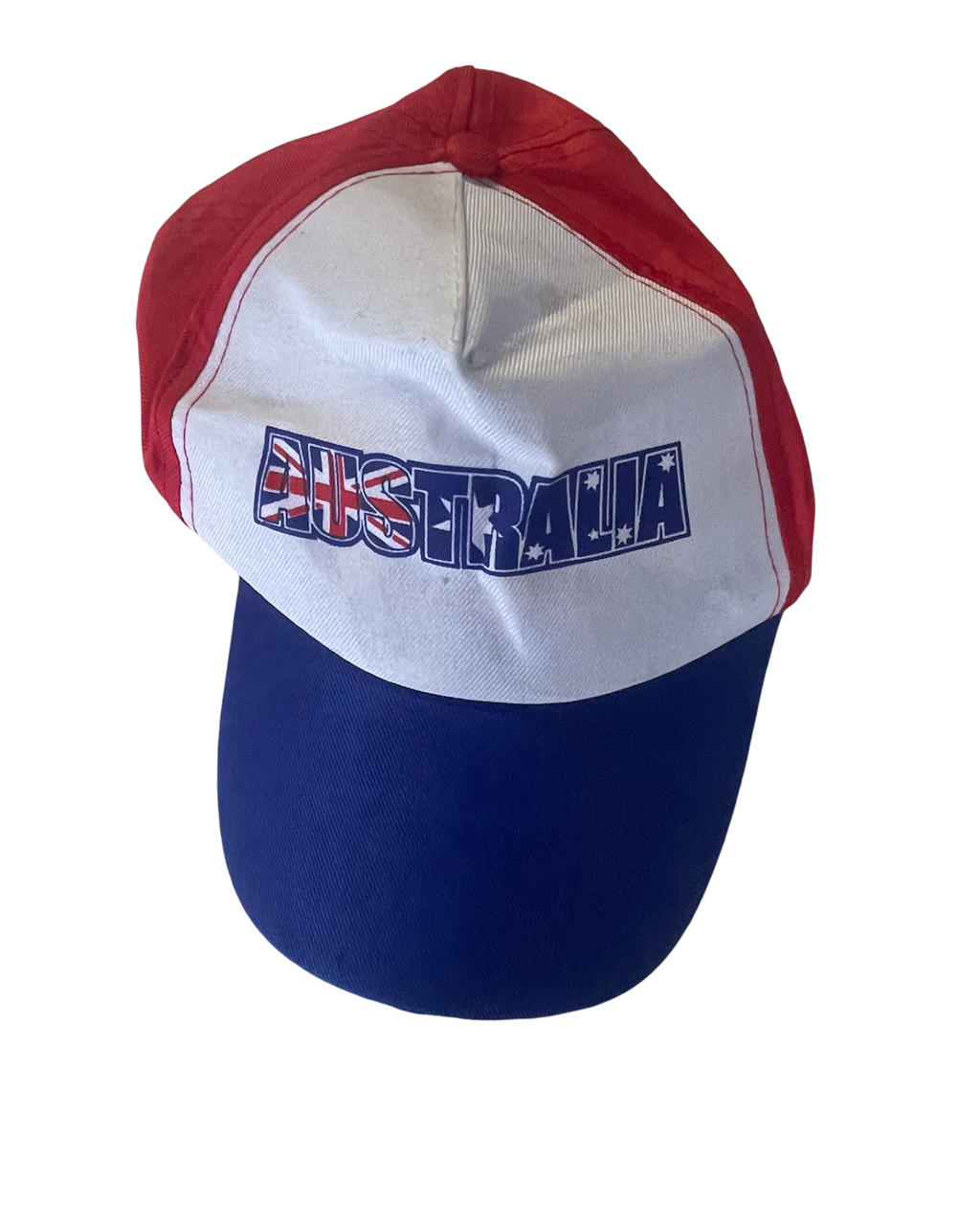 Vintage  Australia Trucker Hat Red & Blue Mesh Outback Snap Back Trucking Baseball Cap Down Under |SKU 5001