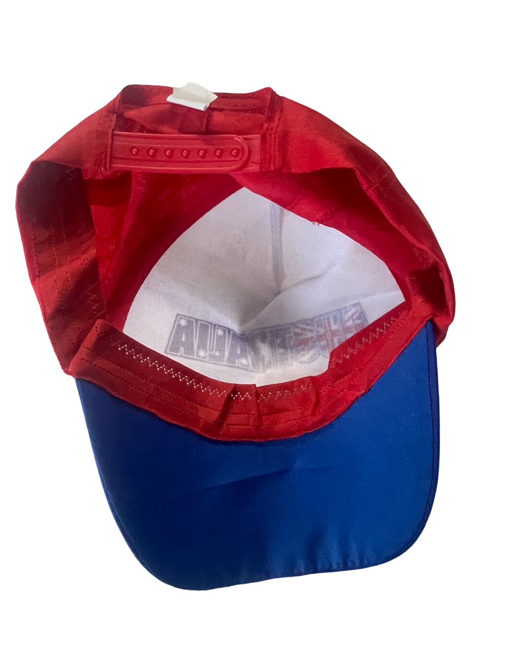 Vintage  Australia Trucker Hat Red & Blue Mesh Outback Snap Back Trucking Baseball Cap Down Under |SKU 5001