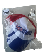 Vintage  Australia Trucker Hat Red & Blue Mesh Outback Snap Back Trucking Baseball Cap Down Under |SKU 5001