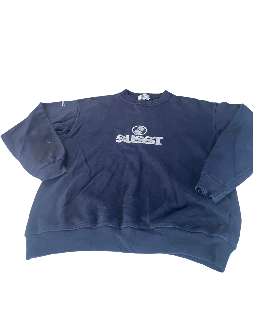 Vintage Blue Susst Big Logo Sweatshirt|SKU 5005