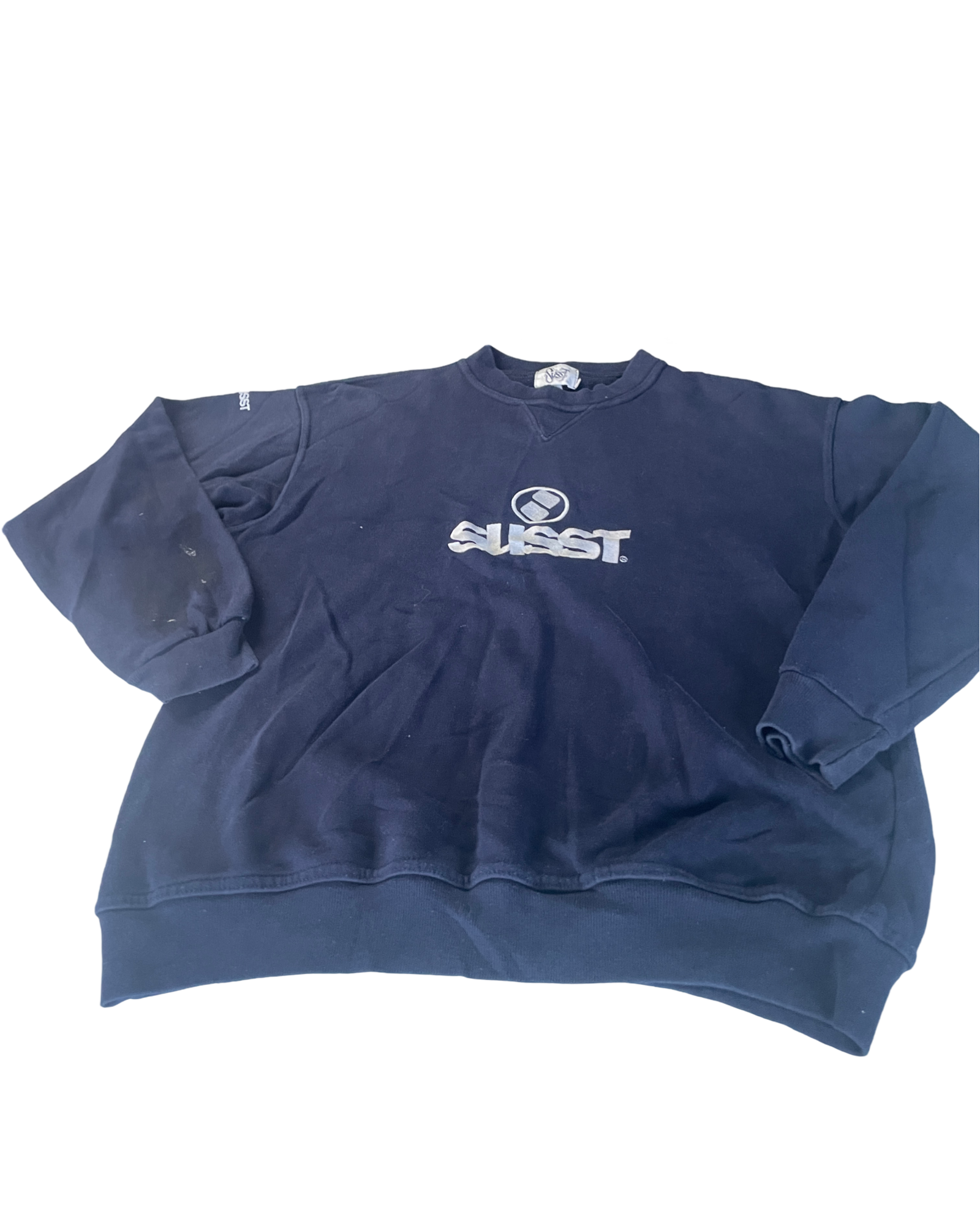 Vintage Blue Susst Big Logo Sweatshirt|SKU 5005
